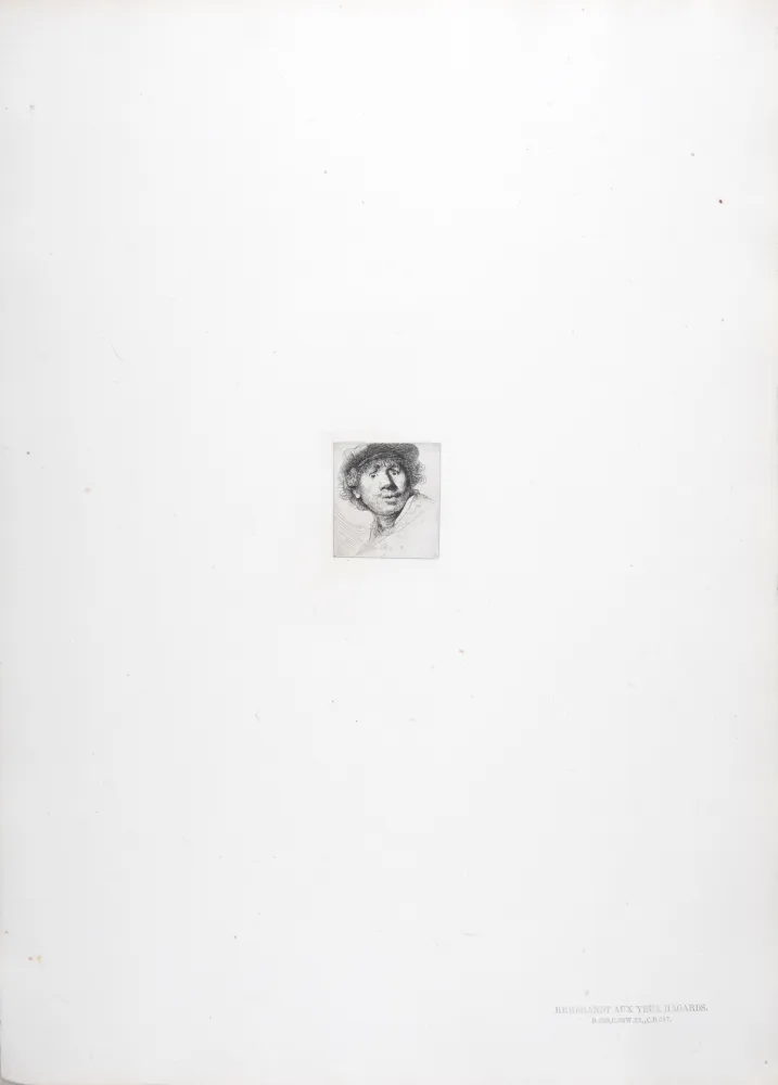 Фототипия Rembrandt - Rembrandt aux yeux hagards