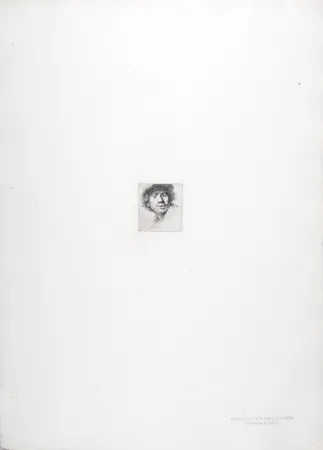 Фототипия Rembrandt - Rembrandt aux yeux hagards