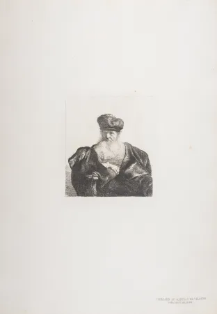 Фототипия Rembrandt - Vieillard au manteau de velours