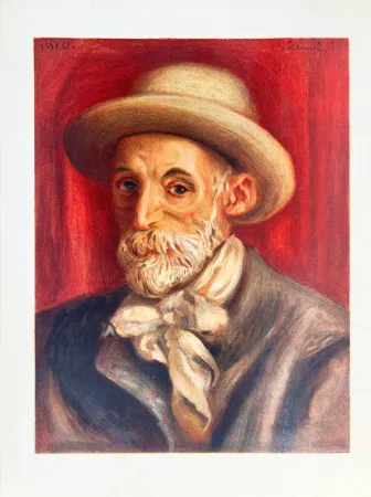 Литография Renoir - Autoportrait