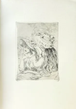 Литография Renoir - Le Chapeau Épinglé