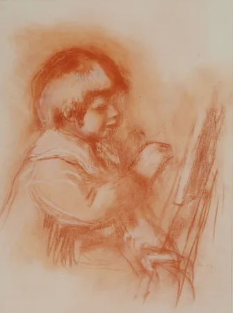 Литография Renoir - Le jeune artiste