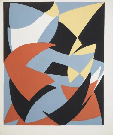 Литография Reth - Paysage abstrait