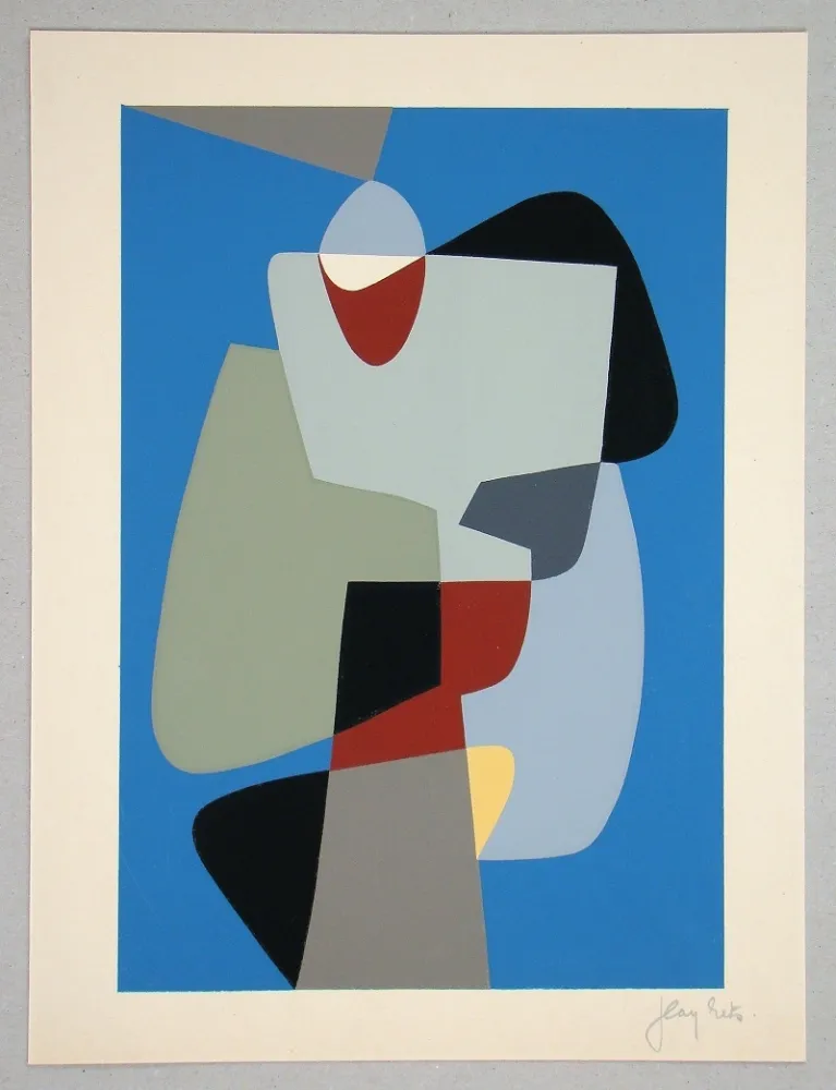 Сериграфия Rets - Composition pour Art Abstrait 