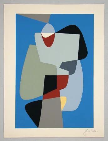 Сериграфия Rets - Composition pour Art Abstrait 