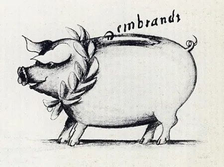 Гравюра Reuterswärd - Tirelire