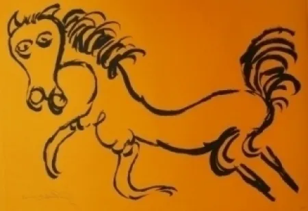 Литография Reyes - Cheval