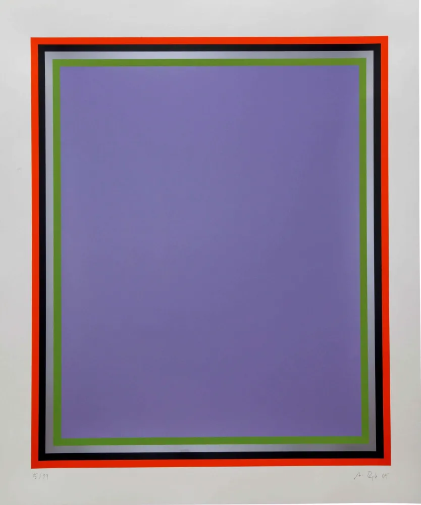 Сериграфия Reyle - Ohne Titel