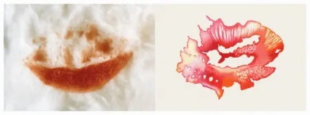 Цифровой Эстамп Richard - Les revers du baiser