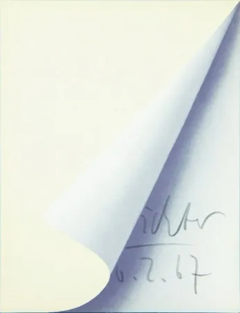 Литография Richter - Blattecke (Cantz 11)