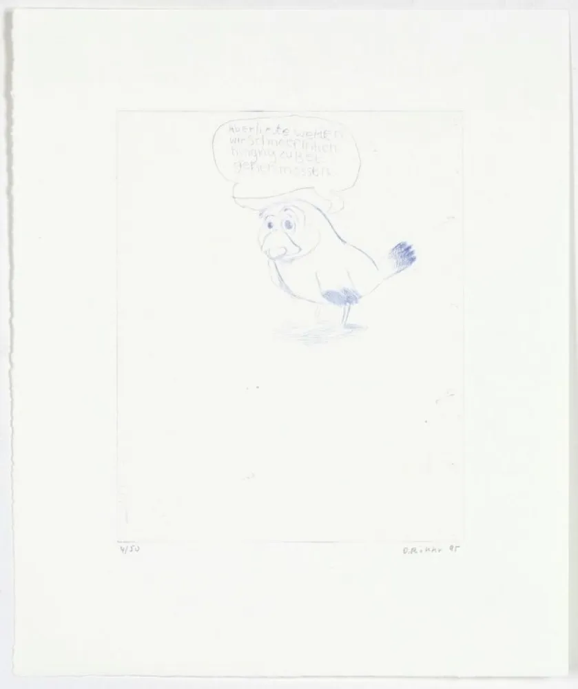 Гравюра Сухой Иглой Richter - Little Doggy