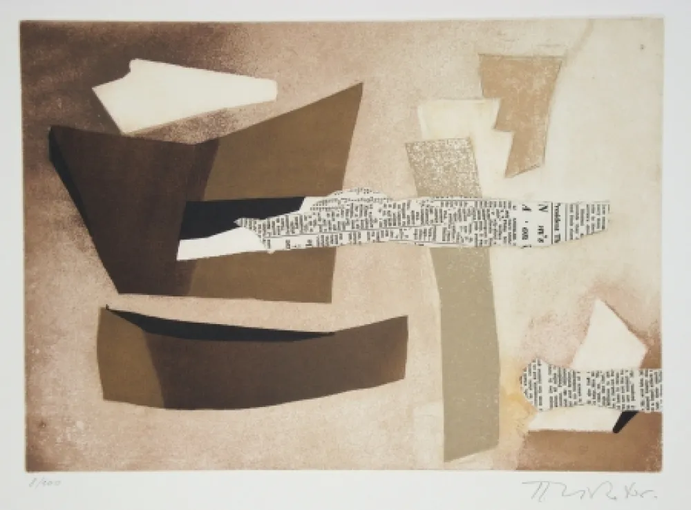 Офорт И Аквитанта Richter - Sur une jambe