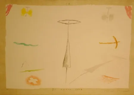 Литография Riera I Aragó - 30 Abril 2002