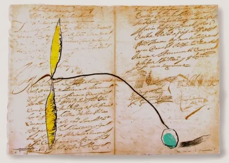 Офорт И Аквитанта Riera I Arago - Airplane with Yellow Propeller