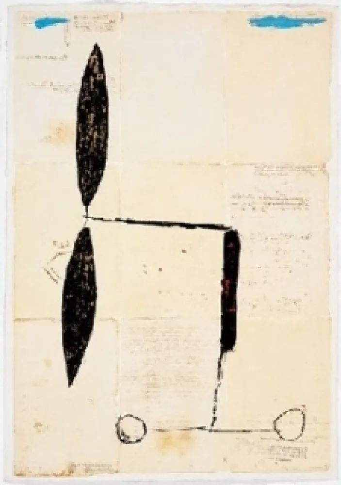 Многоэкземплярное Произведение Riera I Aragó - Avió hèlix daurada sobre manuscrits 