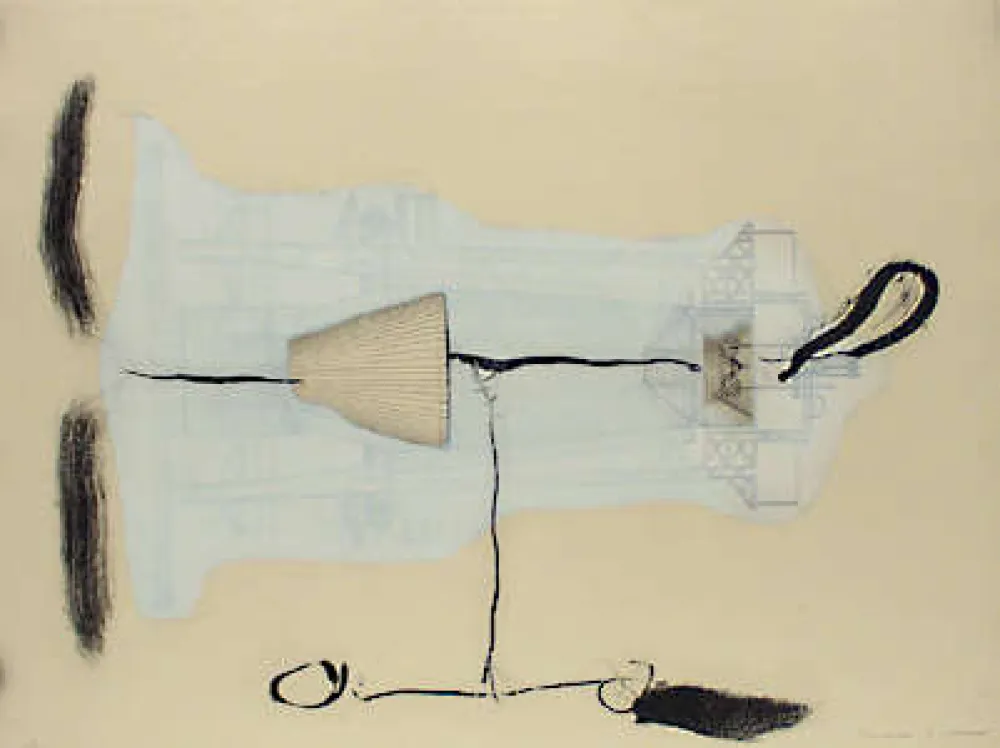 Акватинта Riera I Aragó - Blatt 17 aus Portofolio 19 máquines