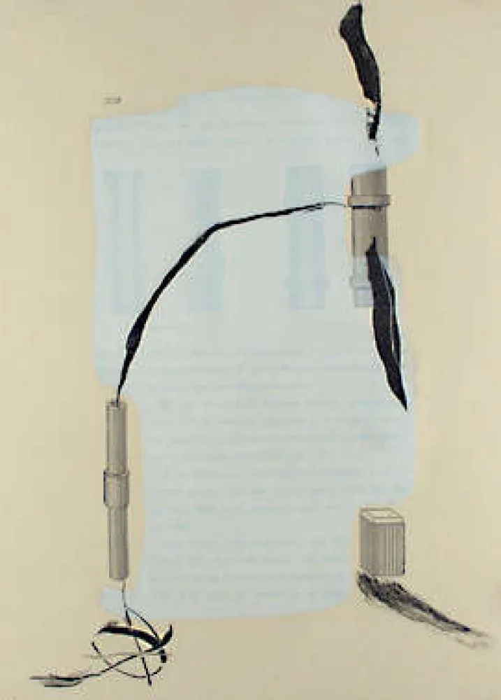 Акватинта Riera I Aragó - Blatt 18 aus Portofolio 19 máquines