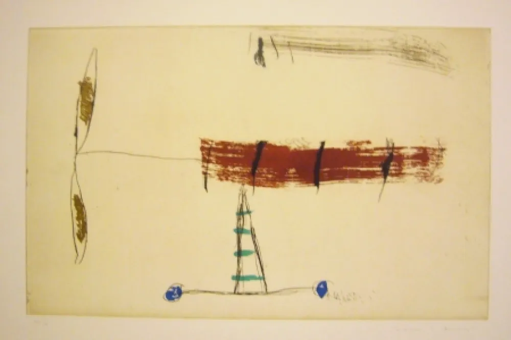 Офорт И Аквитанта Riera I Aragó - Sans titre 2