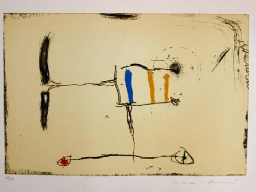 Офорт Riera I Aragó - S/T