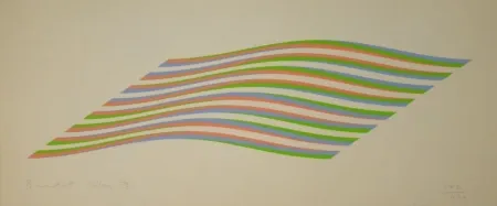 Сериграфия Riley - Untitled (Waves)