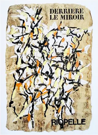 Иллюстрированная Книга Riopelle - Derrière le Miroir n° 160. RIOPELLE. 9 LITHOGRAPHIES ORIGINALES. juin 1966.