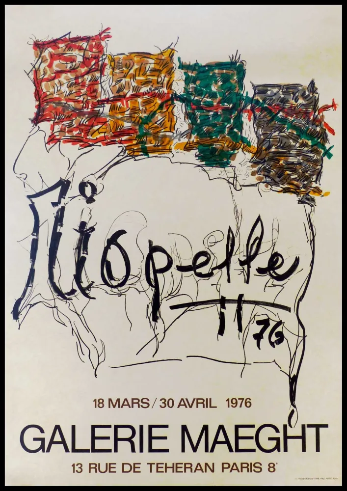 Гашение Riopelle - Exposition Galerie MAEGHT