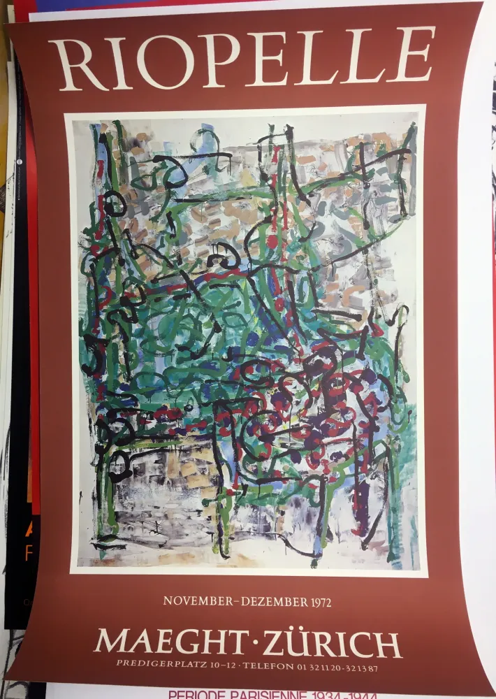 Афиша Riopelle - RIOPELLE 72 : Exposition à la Galerie Maeght à Zürich en 1972.