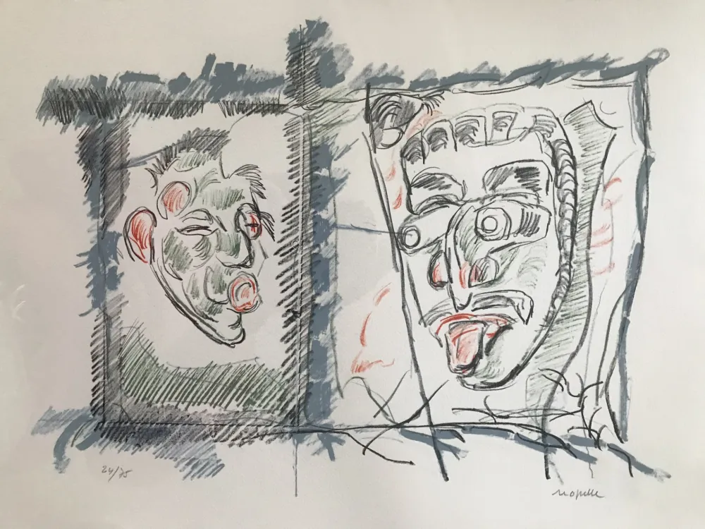 Литография Riopelle - Untitled 