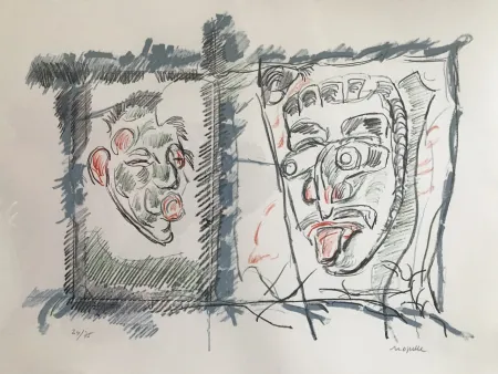 Литография Riopelle - Untitled 