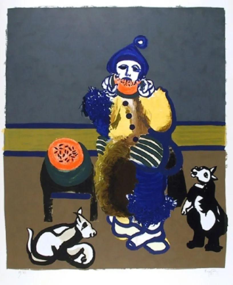 Литография Ripolles - Arlequin - 2 