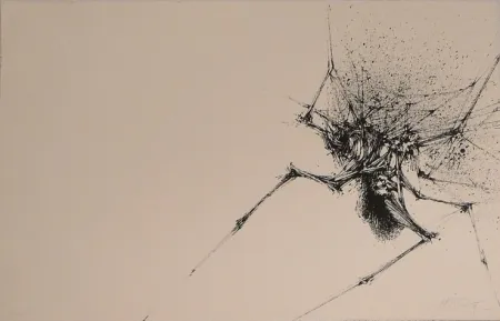 Сериграфия Rivera - Diálogo Entre Manuel Rivera y los Tres Adefesios. (Carpeta)