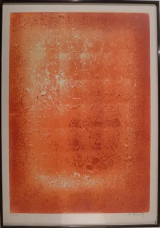 Гравюра Rivera - Explosión en Rojo