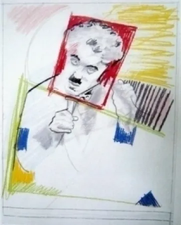 Сериграфия Rivers - Early Chaplin