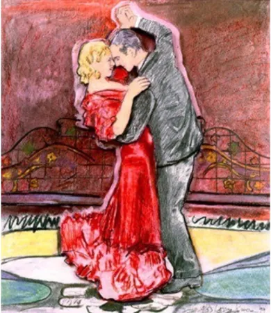 Литография Rivers - Fred and Ginger