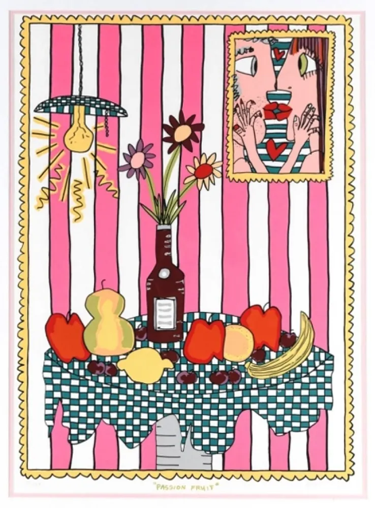 Сериграфия Rizzi - Passion Flower