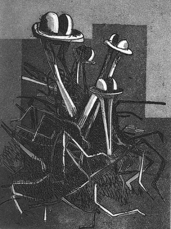 Гравюра Roccamonte - I fiori del deserto