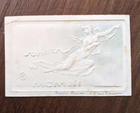 Нет Никаких Технических Roche - Souhaits (greeting card for new year, 1903)