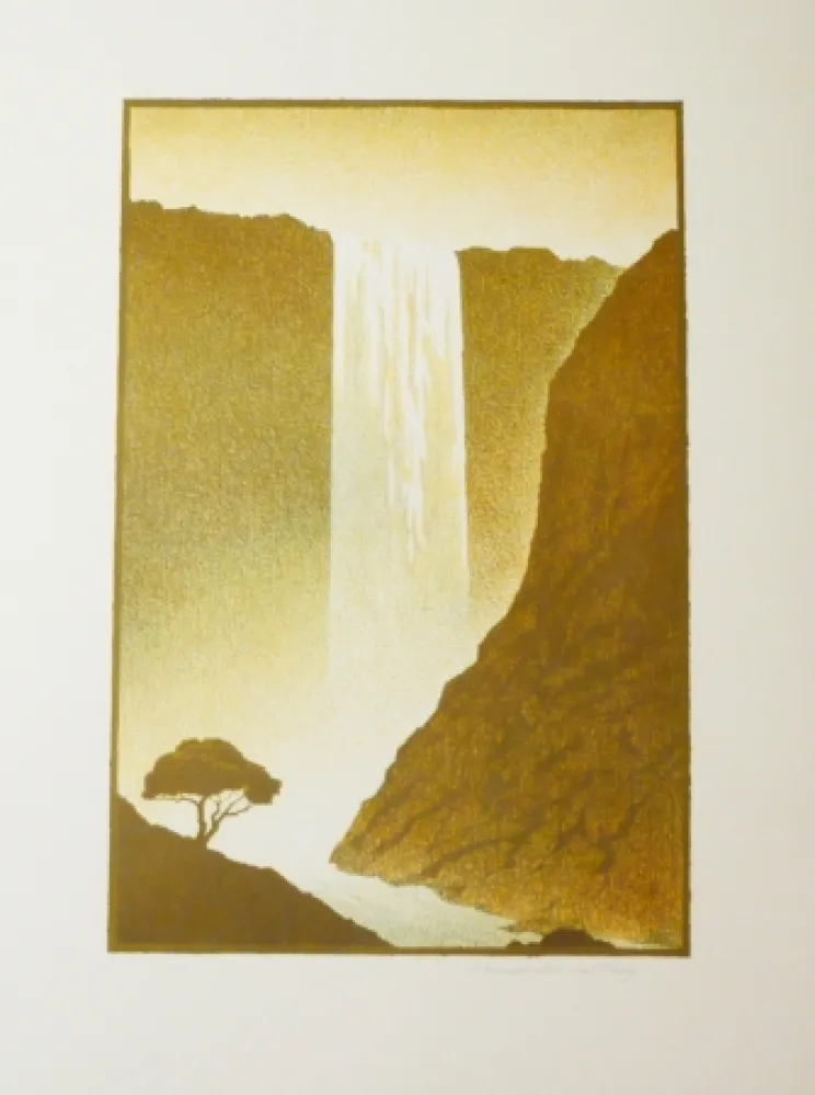 Литография Rodrigo - Unicamente se oye el silecio