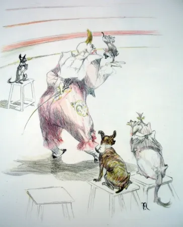 Литография Roig - Cirque / Circus