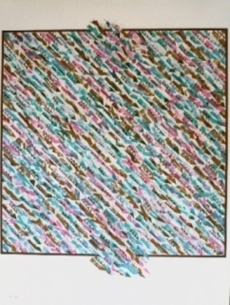 Литография Rojo - Barcelona