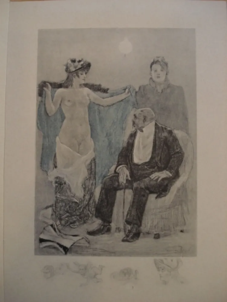 Офорт Rops - Das erotische Werk. 