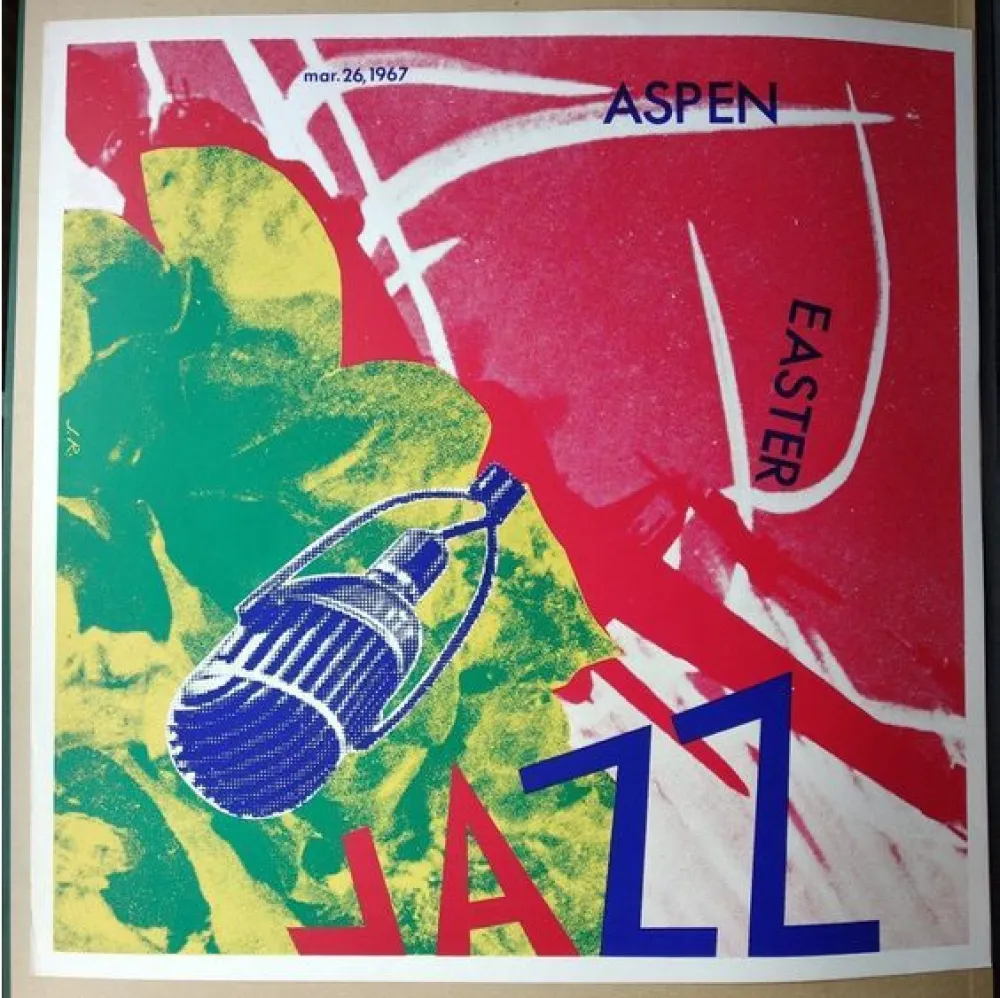 Сериграфия Rosenquist - „Aspen Easter Jazz“.