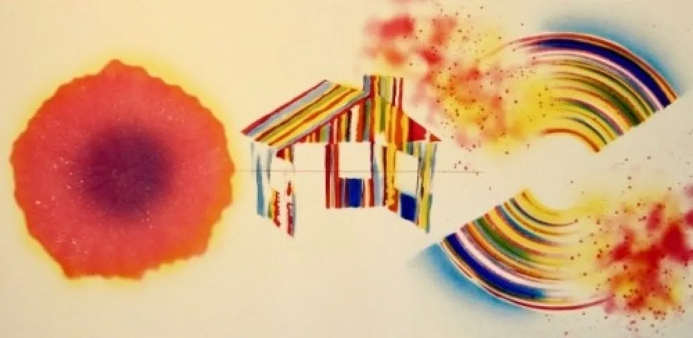 Офорт И Аквитанта Rosenquist - Hot Lake (State I)