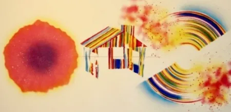 Офорт И Аквитанта Rosenquist - Hot Lake (State I)