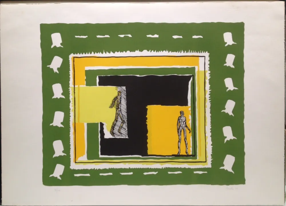 Литография Rossello - Composizione