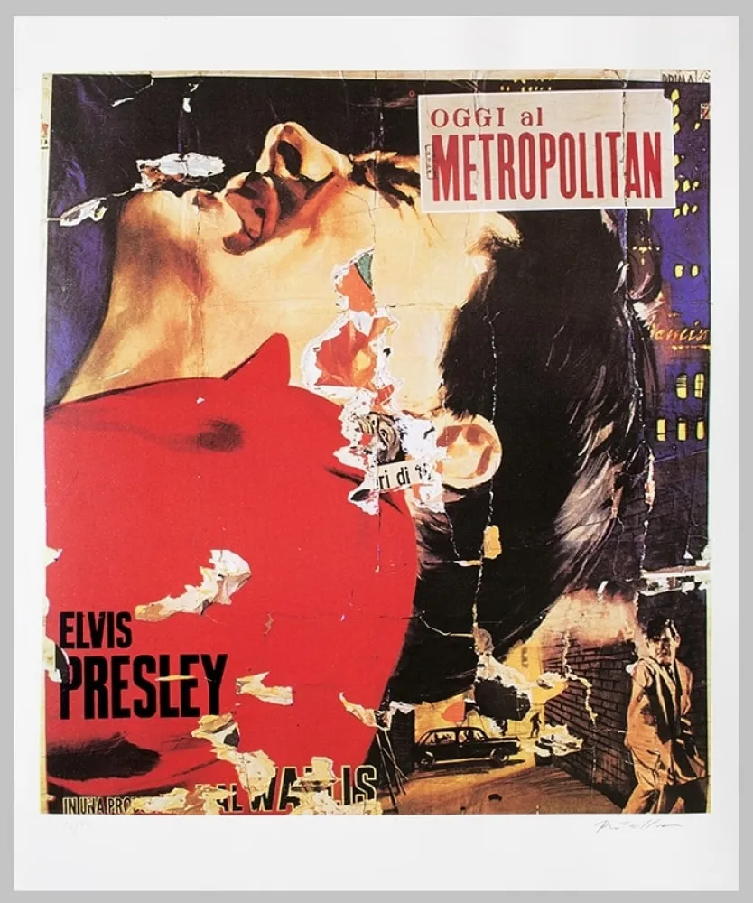 Сериграфия Rotella - Assalto nella notte