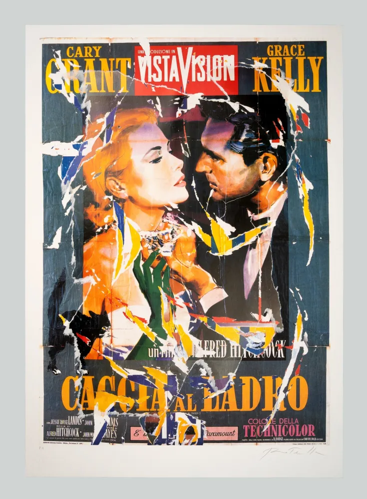 Сериграфия Rotella - Caccia al ladro