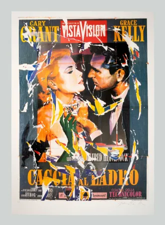 Сериграфия Rotella - Caccia al ladro