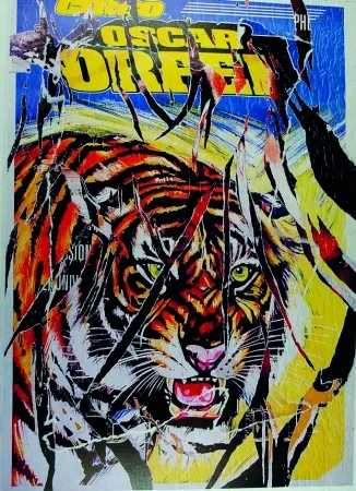 Сериграфия Rotella - Circo Orfei