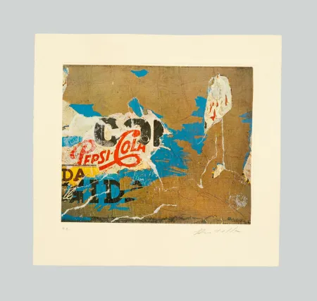 Сериграфия Rotella - Composizione (1)